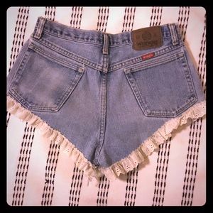 NWT Urban Outfitters Wrangler high waisted shorts